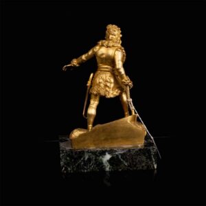 Rare Russian bronze "Peter the Great on the Ladozh — image 6