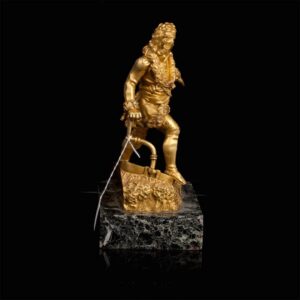 Rare Russian bronze "Peter the Great on the Ladozh — image 7
