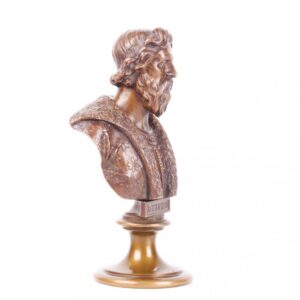 Russian bronze bust of Alexander Nevskiy, F. Chopin — image 5