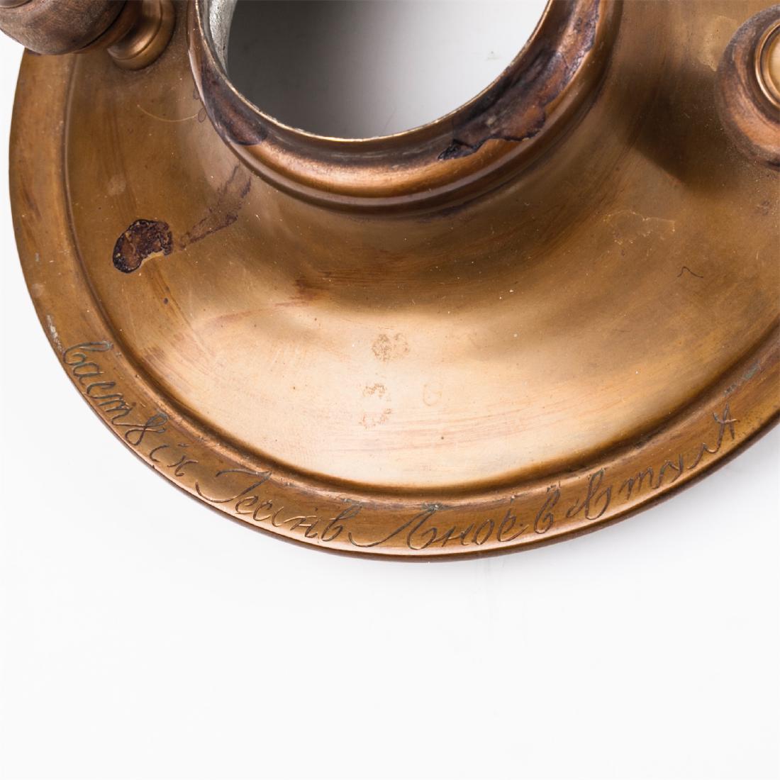 Russian copper samovar in the form of a barrel — image 5