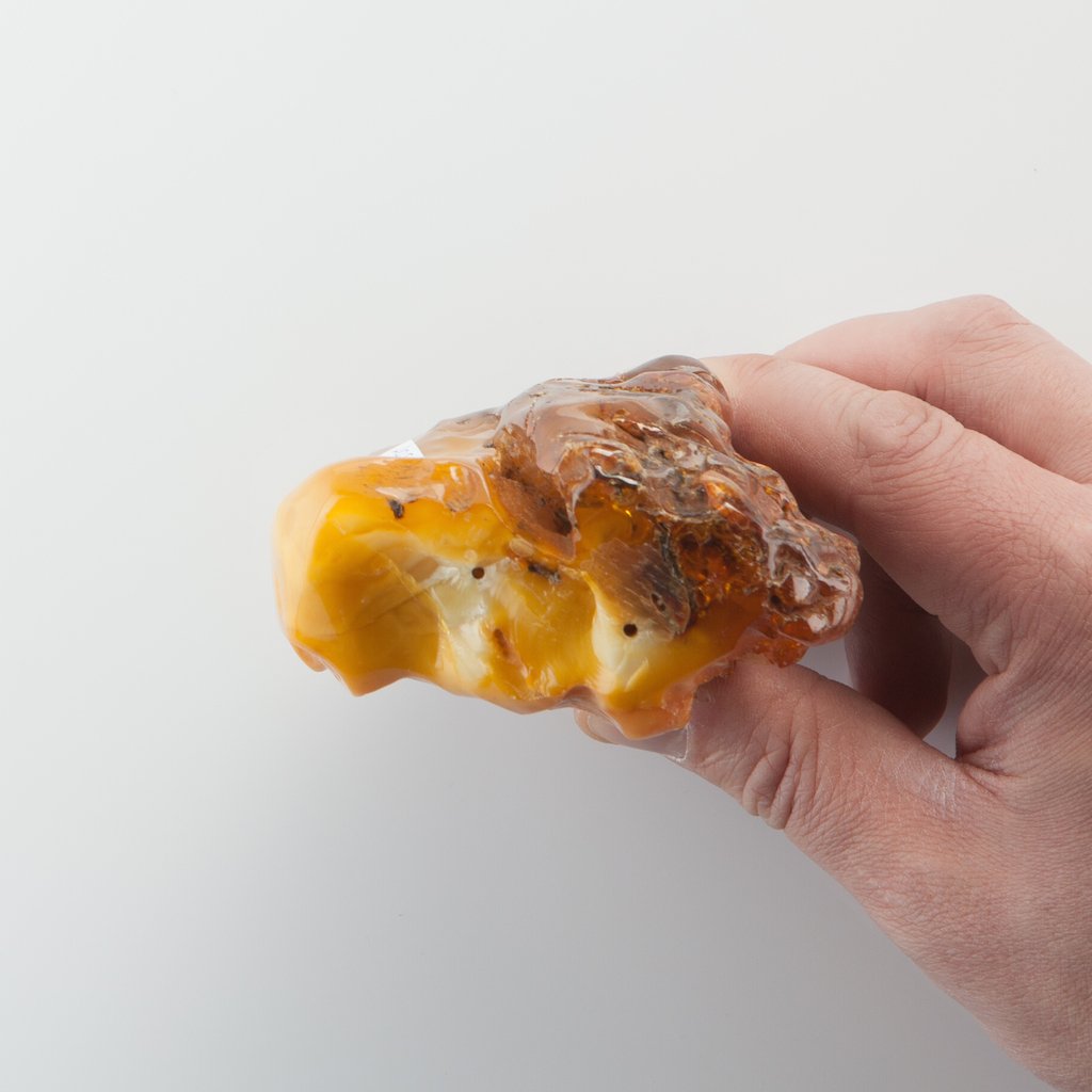 Antique Natural Baltic Amber piece. — image 4