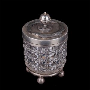 Faberge cast silver-gilt caviar bowl — image 1
