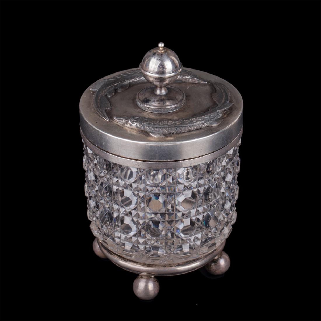 Faberge cast silver-gilt caviar bowl — image 1