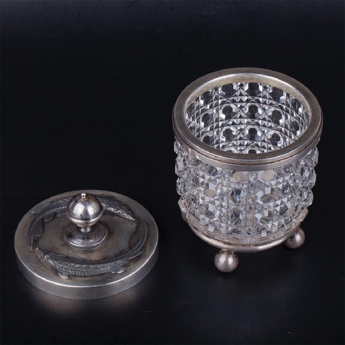Faberge cast silver-gilt caviar bowl — image 2