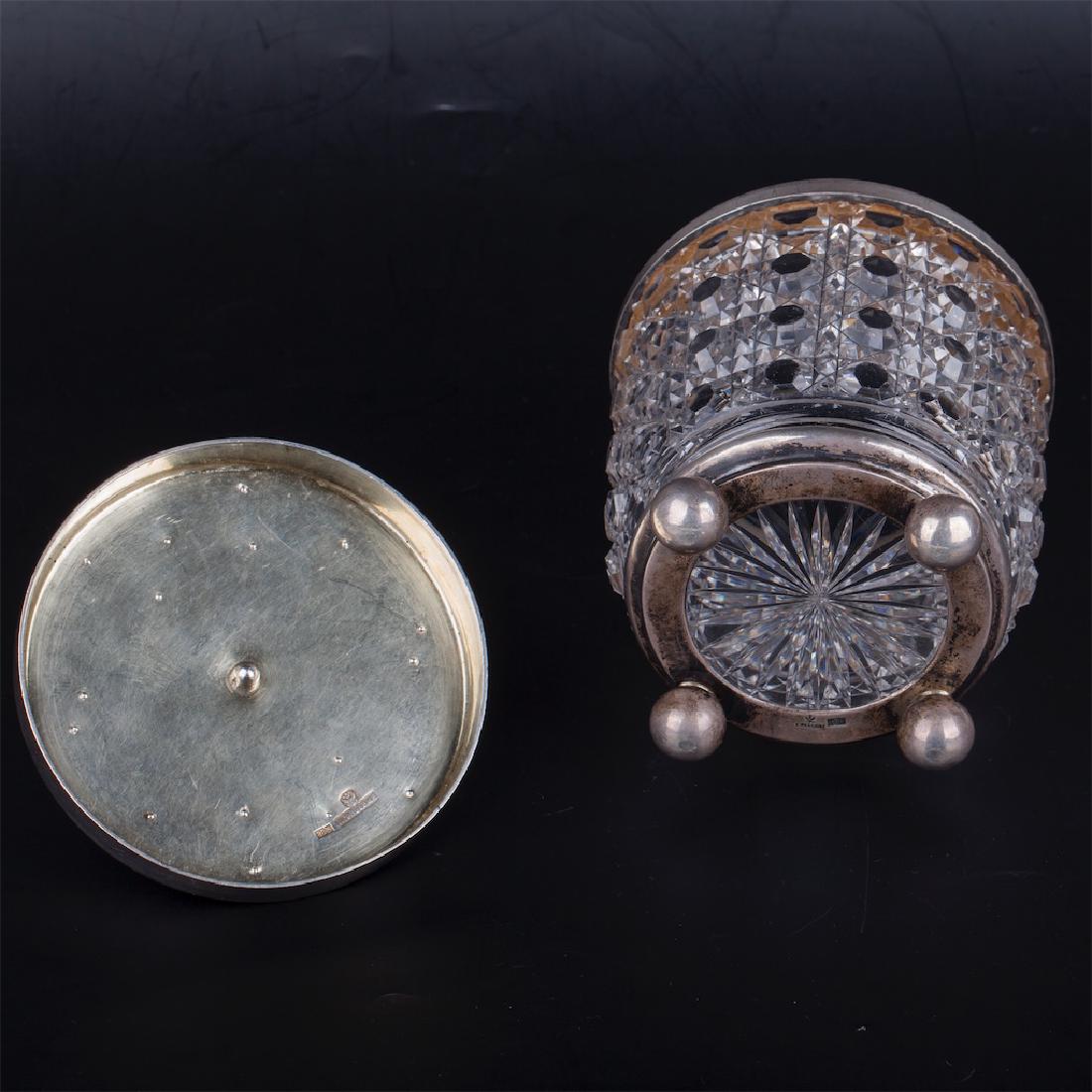 Faberge cast silver-gilt caviar bowl — image 3