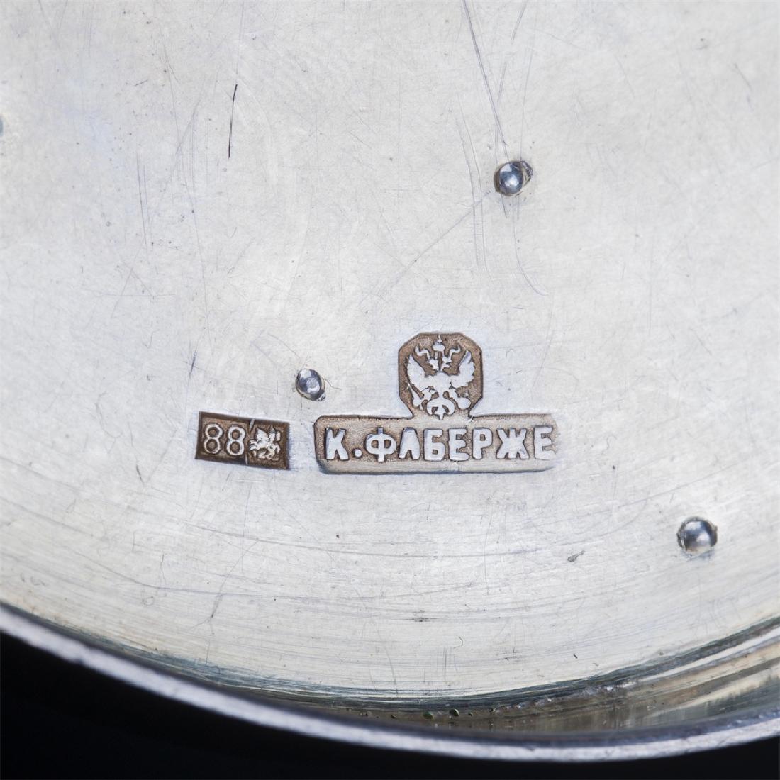 Faberge cast silver-gilt caviar bowl — image 4