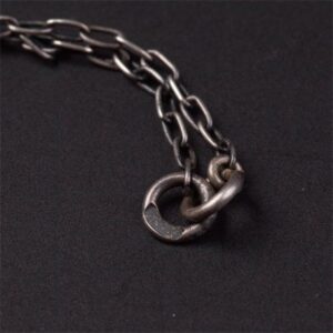 Natural Baltic Amber necklace on Silver chain. — image 4