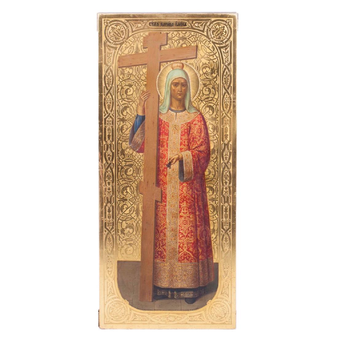 Rare Russian Icon of Saint Elena — image 1