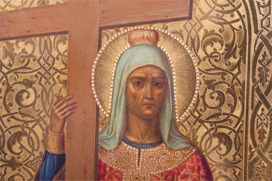 Rare Russian Icon of Saint Elena — image 3