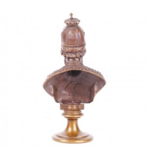 Russian bronze bust of Tzar Boris Godunov, F. Chopin — image 4
