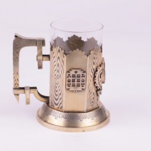 Russian silver teaglass holder. PED. 1880y. — image 3