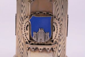 Russian silver teaglass holder. PED. 1880y. — image 8