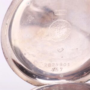Silver chronograph pocket watch "Zenith" — image 7