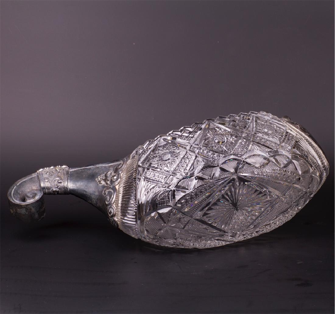 Grand Russian Bogatyr gem-set silver kovsh — image 6