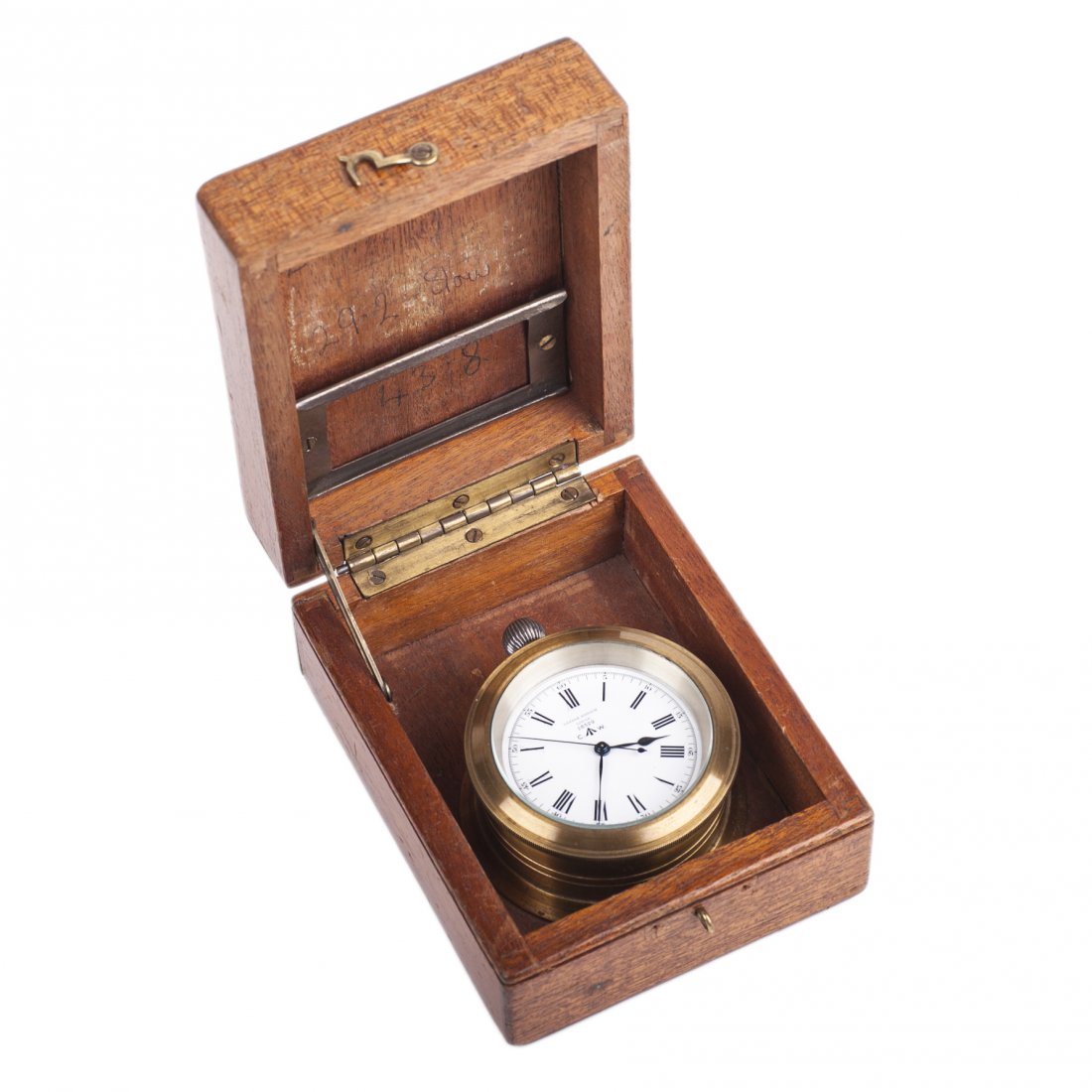 Marine silver chronometer watch Ulysse Nardin — image 1