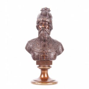 Russian bronze bust of Tzar Boris Godunov, F. Chopin — image 1