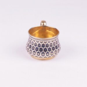 Russian silver teaglass-holder. Gustav Klingert. 1877y. — image 3