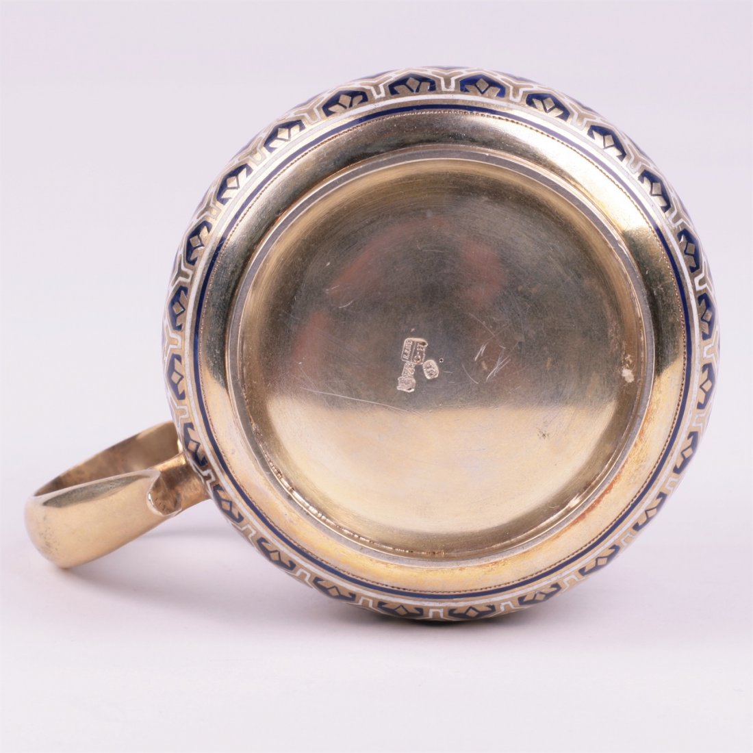 Russian silver teaglass-holder. Gustav Klingert. 1877y. — image 6