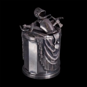 Unusual silver coin bank, Khlebnikov — image 2