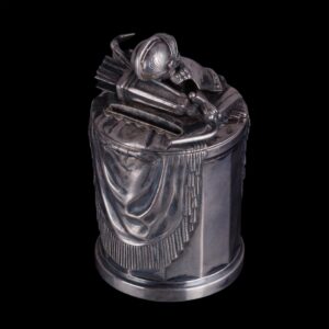 Unusual silver coin bank, Khlebnikov — image 3