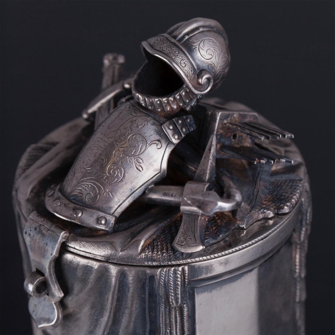 Unusual silver coin bank, Khlebnikov — image 4