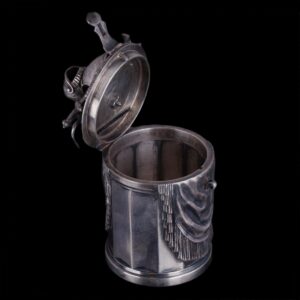 Unusual silver coin bank, Khlebnikov — image 6