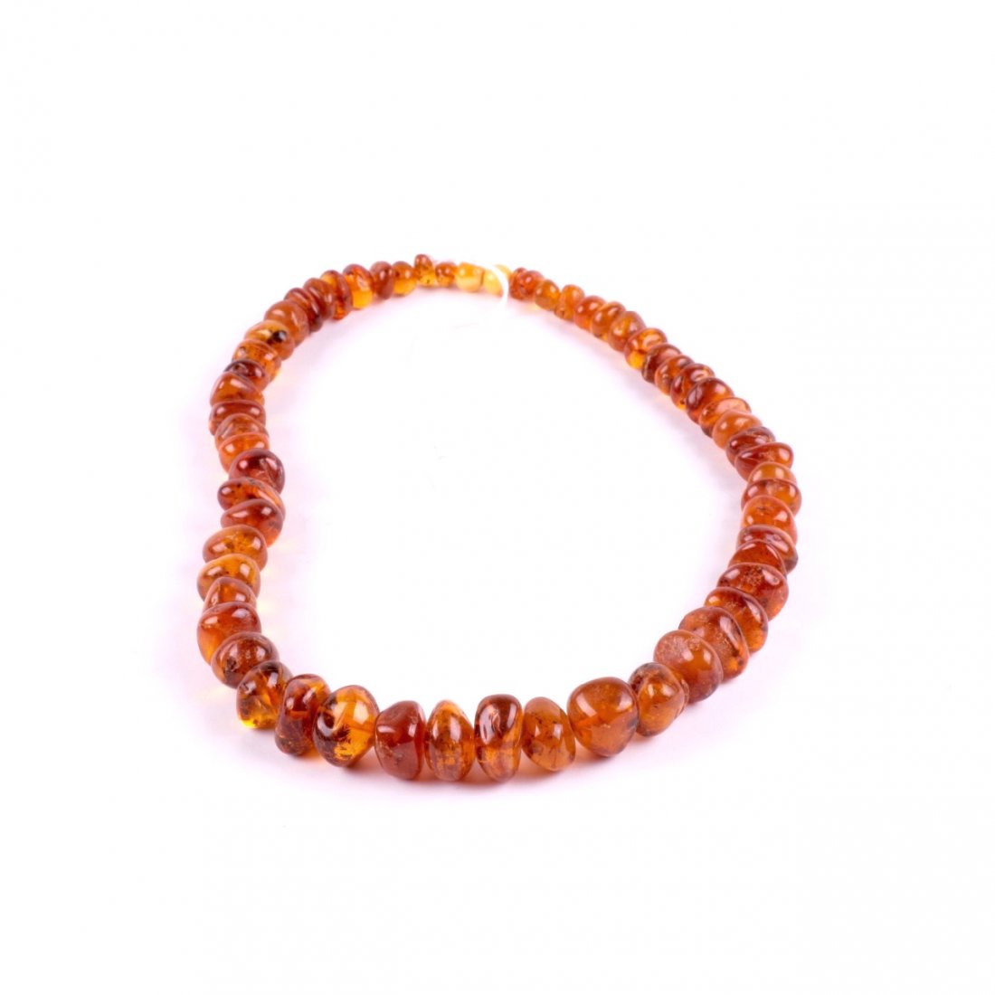 Antique amber necklace. — image 1