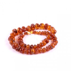Antique amber necklace. — image 2