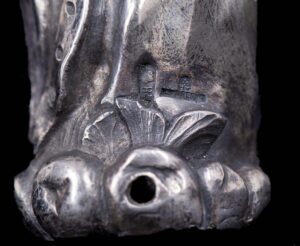 Decorative silver cane handle, Faberge — image 3