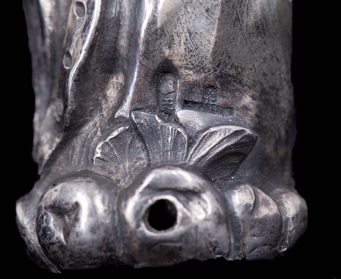 Decorative silver cane handle, Faberge — image 3