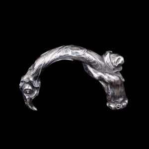Decorative silver cane handle, Faberge — image 5