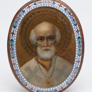 Icon Saint Nikolay Wonderworker. Moscow, 1898-1908. — image 1