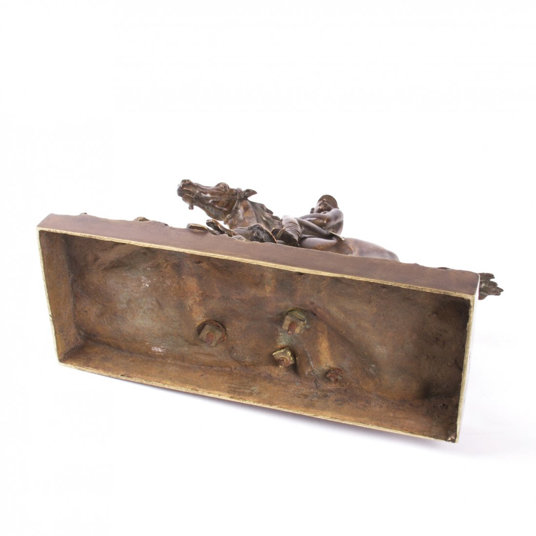 Rare Russian "Hunting" bronze sculpture — image 6