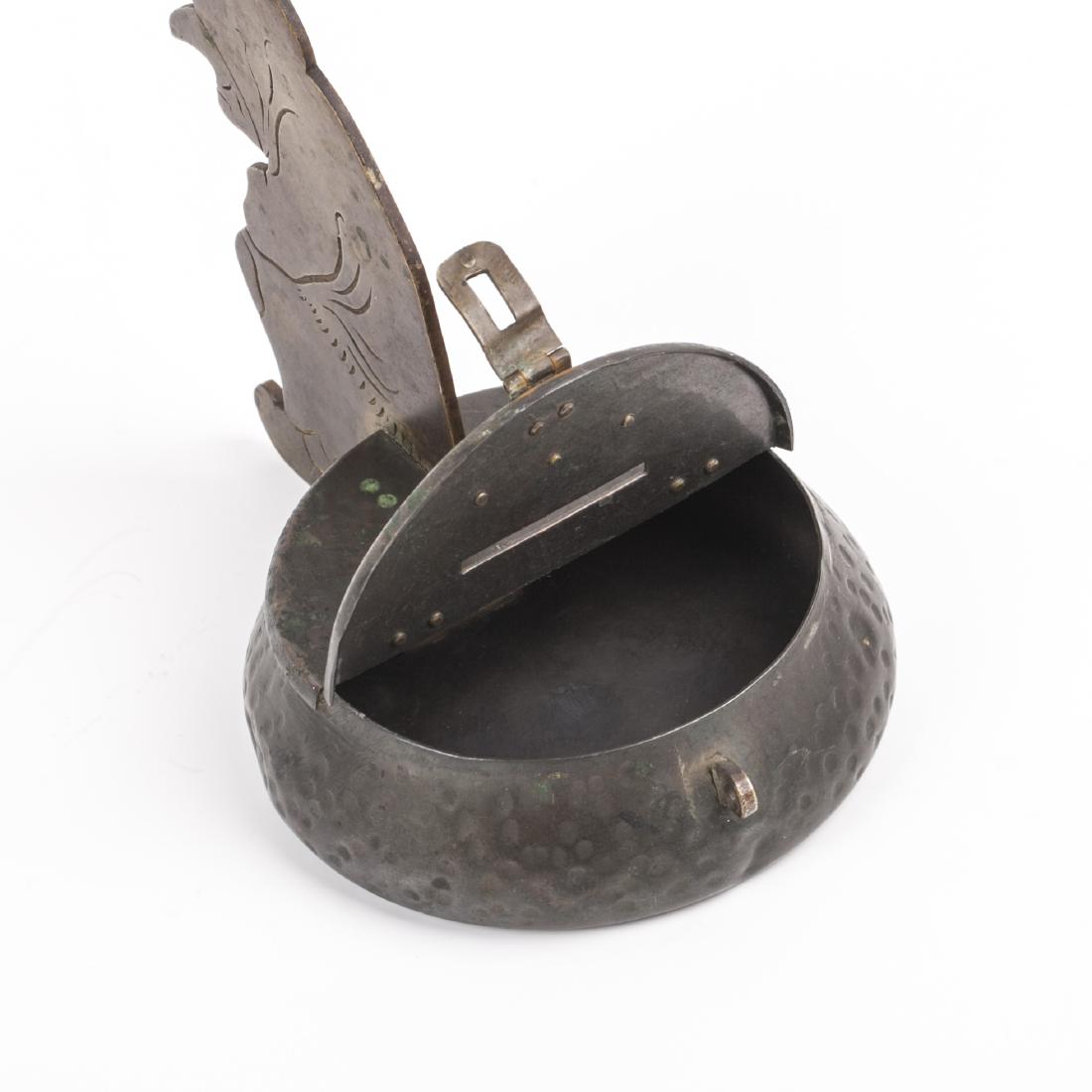 Russian brass coin box — image 4