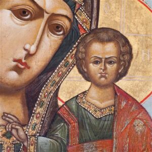 Russian Icon of Mother of God of Kazan — image 2