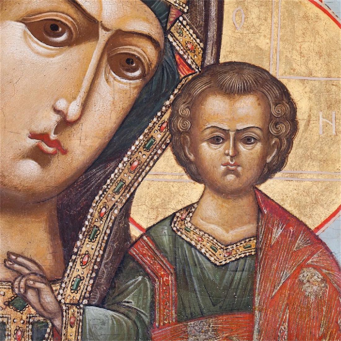 Russian Icon of Mother of God of Kazan — image 2