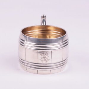 Russian silver teaglass-holder. 1891y. — image 2
