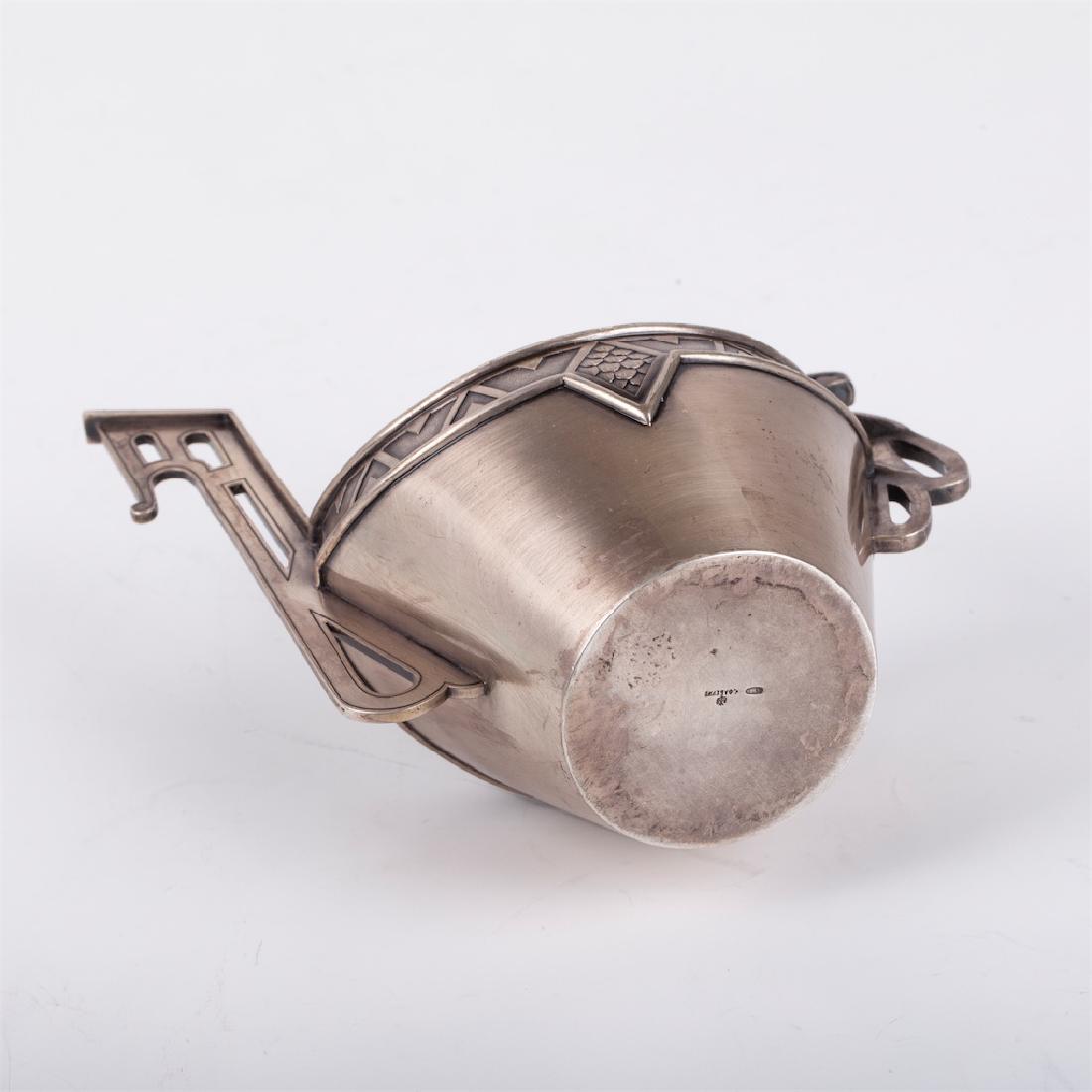 Faberge cast silver-gilt kovsh — image 5