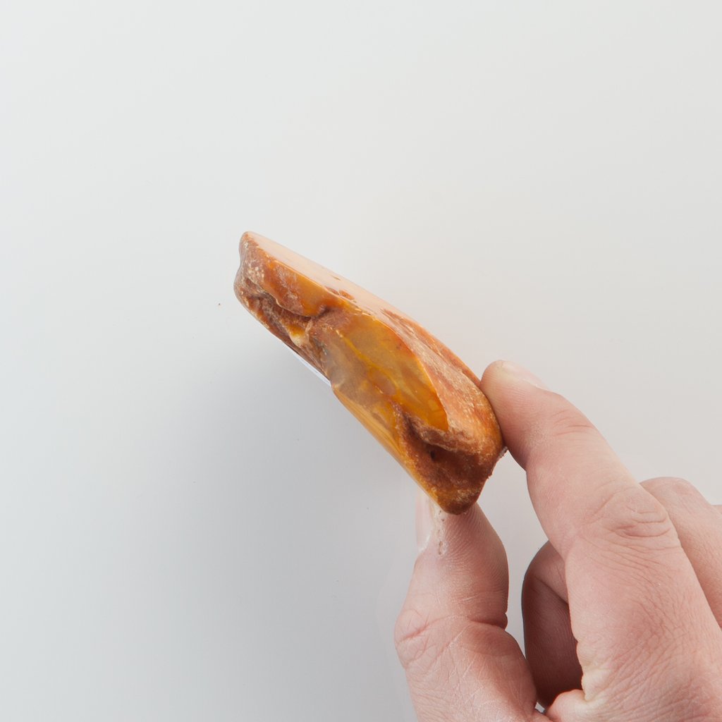 Old Antique Natural Baltic Amber piece. — image 3