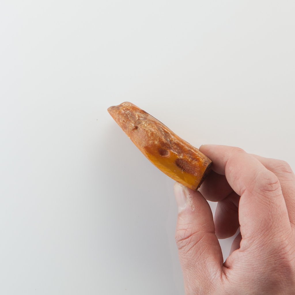 Old Antique Natural Baltic Amber piece. — image 4