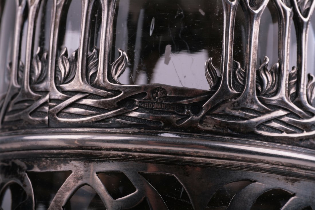 Rare huge carafe. I.P.Khlebnikov. — image 6