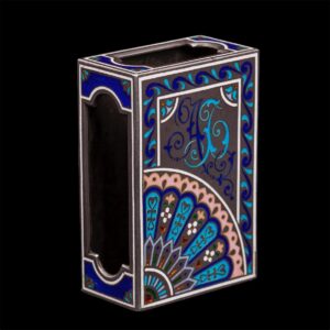 Russian commemorative silver match holder — image 2