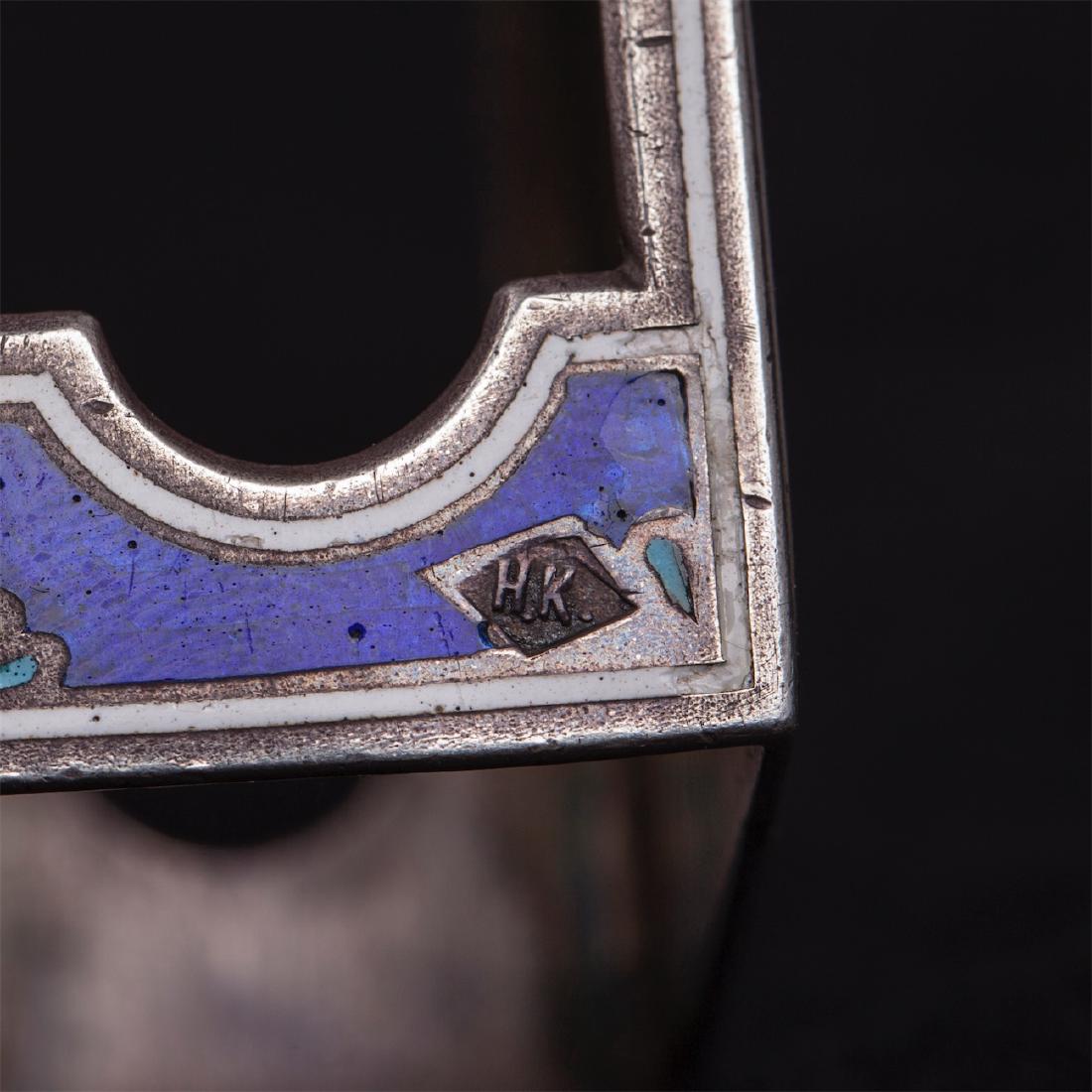 Russian commemorative silver match holder — image 4