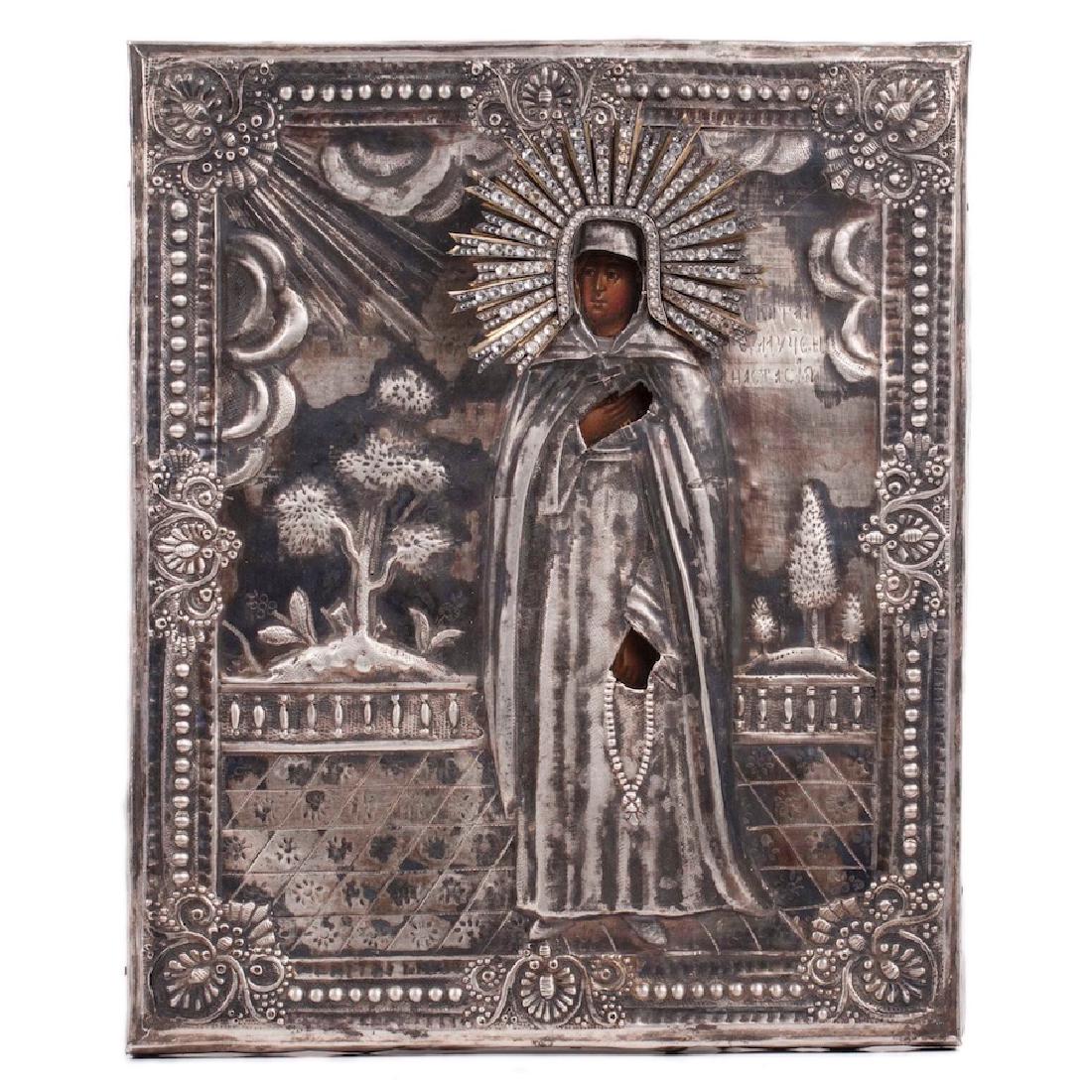 Russian Icon of Saint Anastasia — image 1