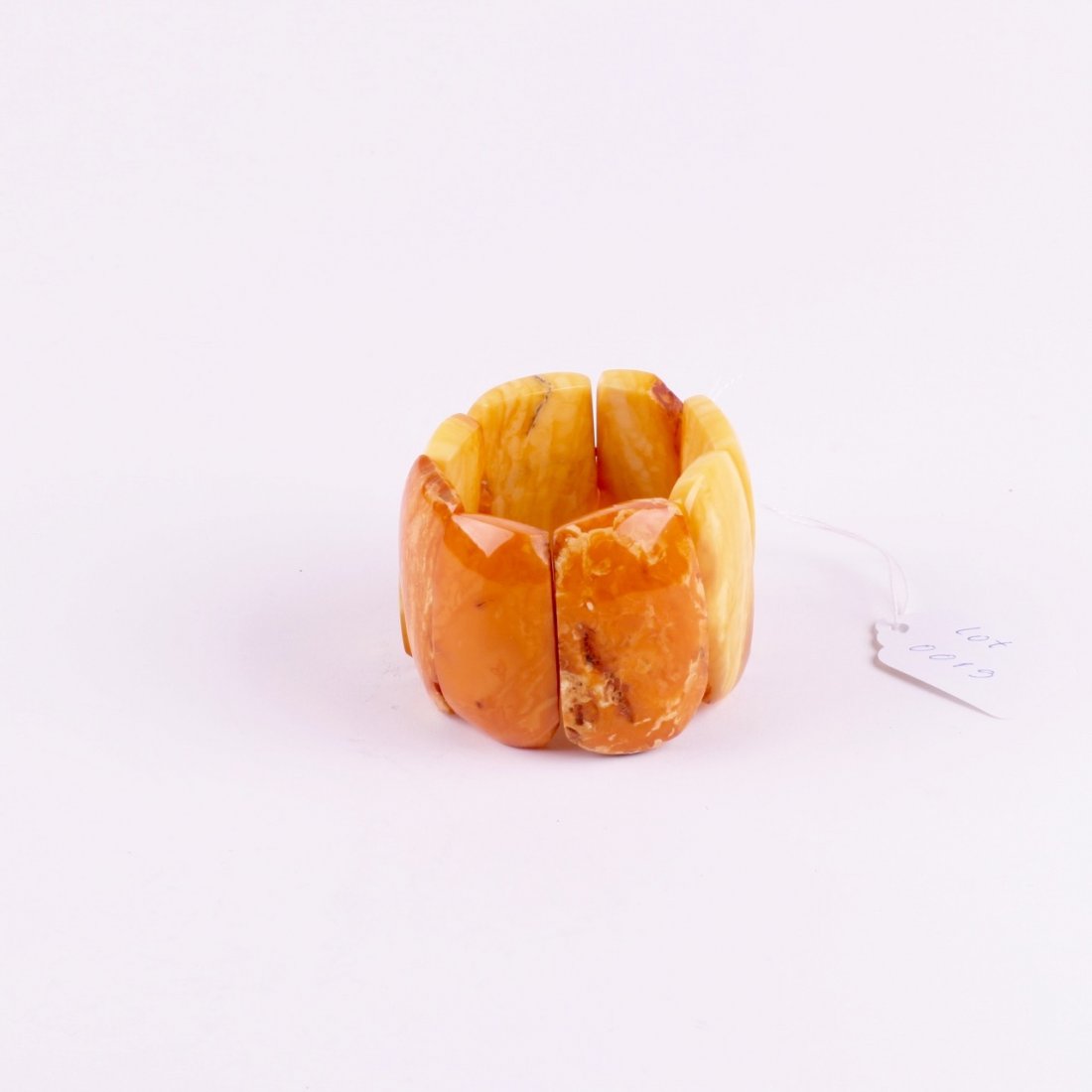 Antique amber hand bracelet. — image 1
