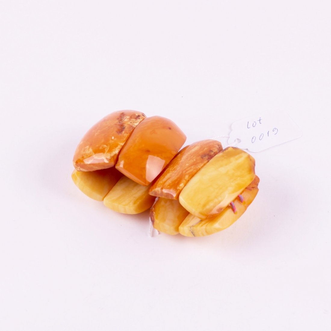Antique amber hand bracelet. — image 3
