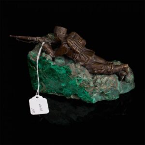 Russain bronze "In the Gunsight". — image 5