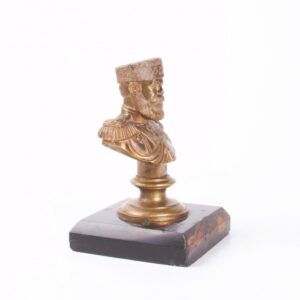 Russian paperweight with bust of Emperor Alexander III — image 2