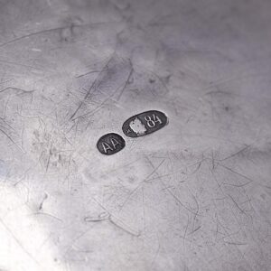 Russian silver snuff box with St Andrew flag — image 3