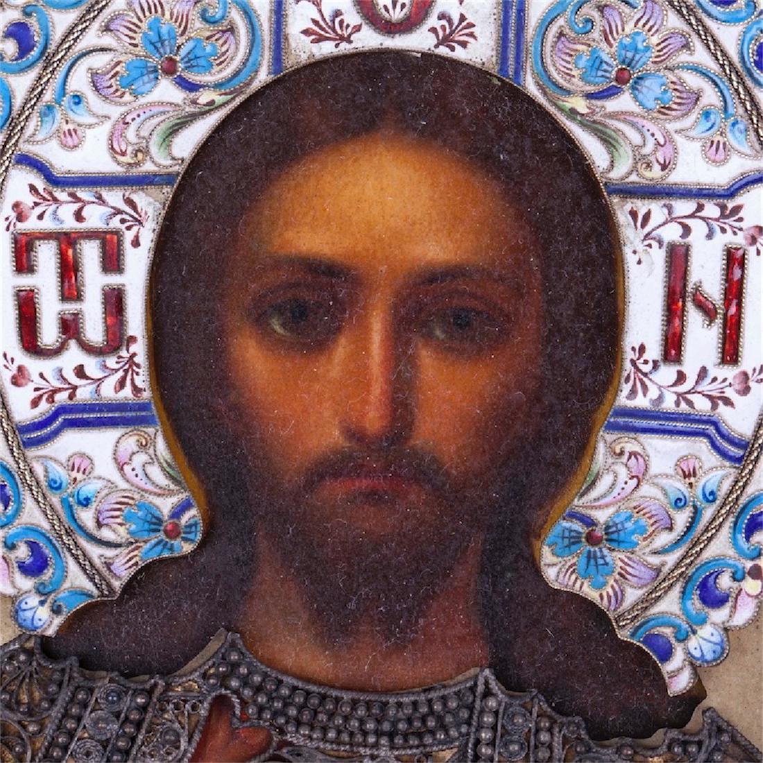 Wedding pair Christ Pantokrator and Mother of God of — image 3